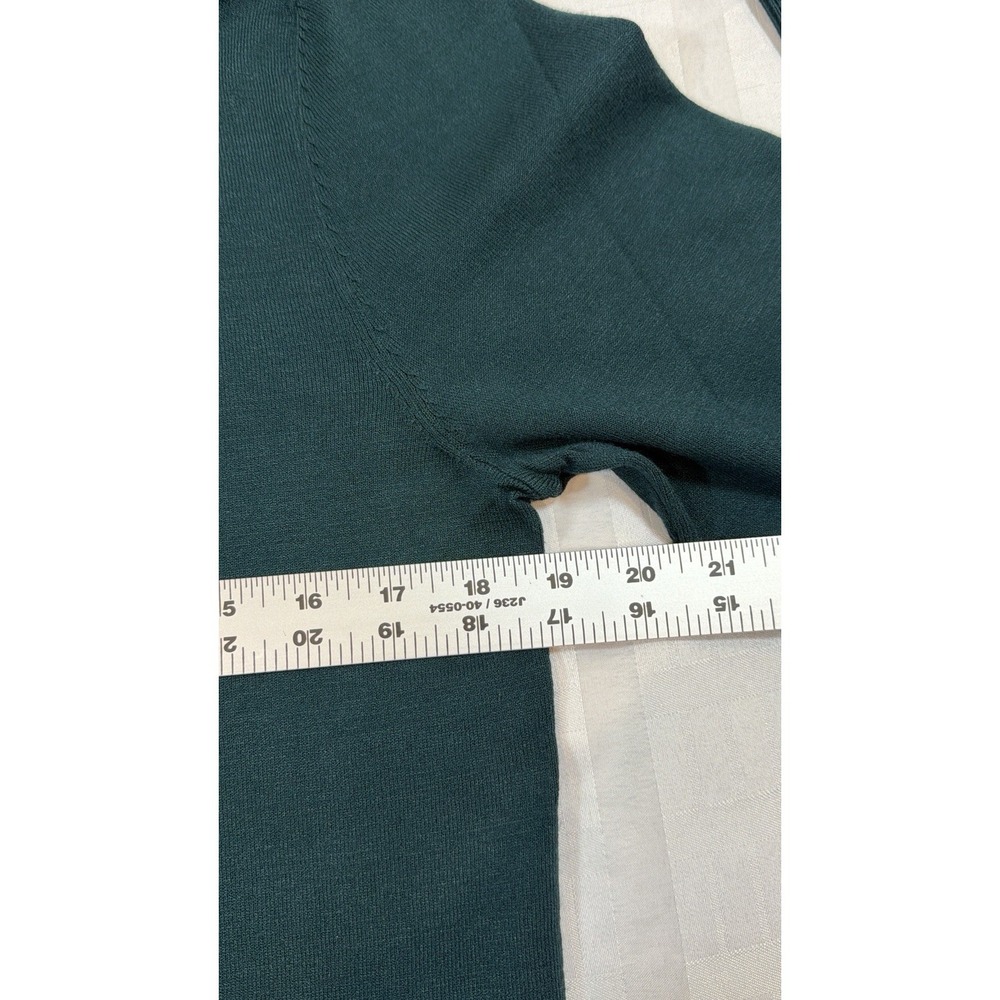 Perry Ellis Men's Long Sleeve Mock Neck Pullover Sweater Dark Sea Green-Medium - Picture 4 of 10